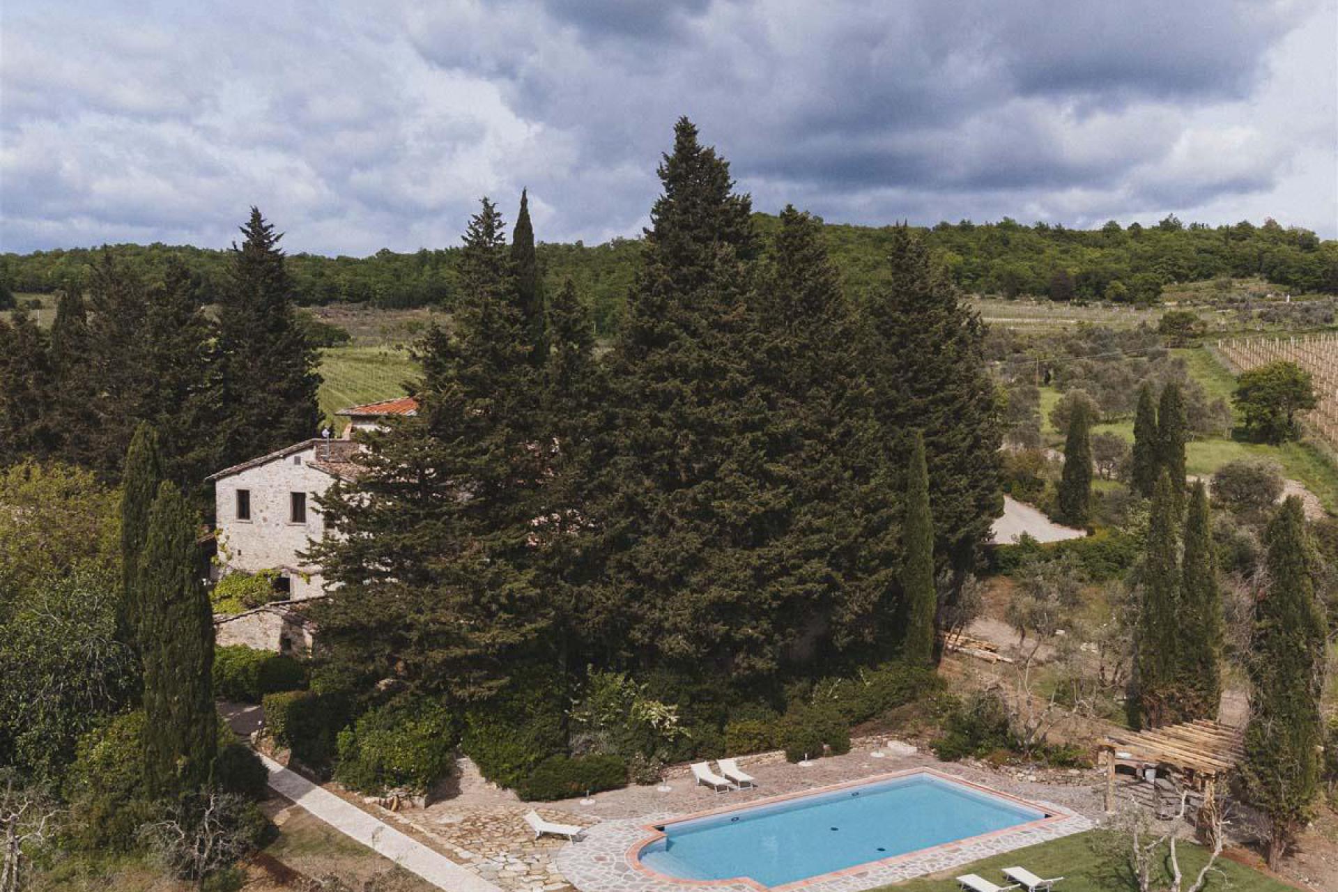 Agriturismo im Chianti-Gebiet zwischen Florenz und Siena Agriturismo im Chianti-Gebiet zwischen Florenz und Siena