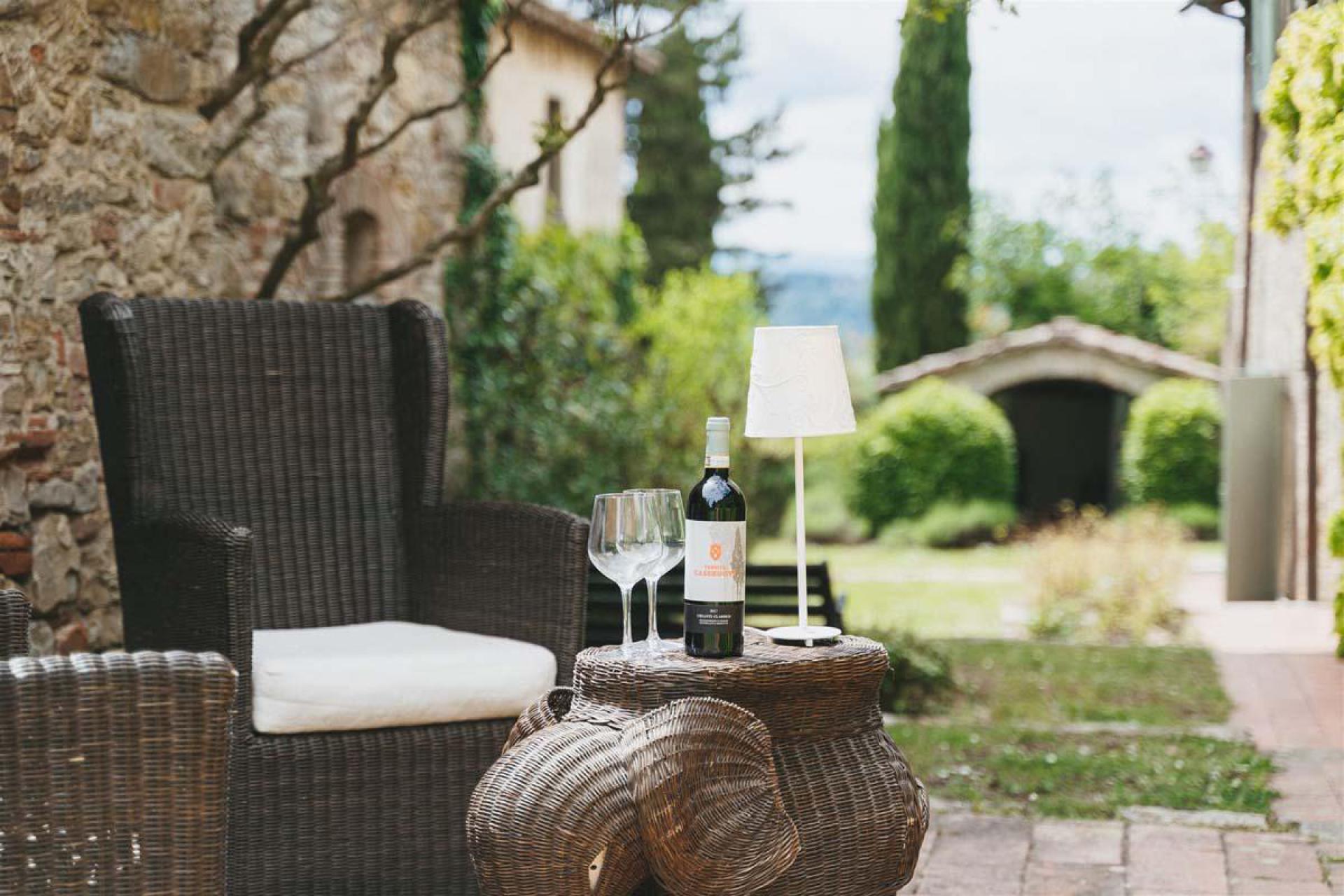 Agriturismo im Chianti-Gebiet zwischen Florenz und Siena