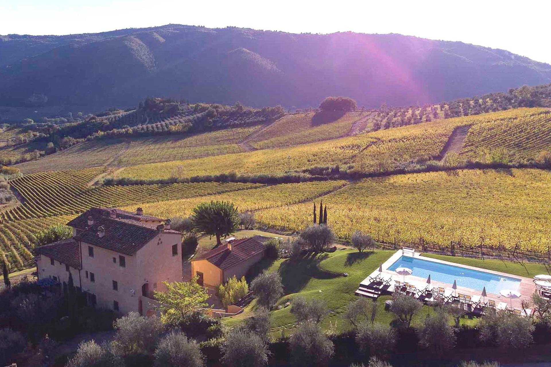 Agriturismo Nähe Florenz - Ferienwohnungen auf einem Weingut