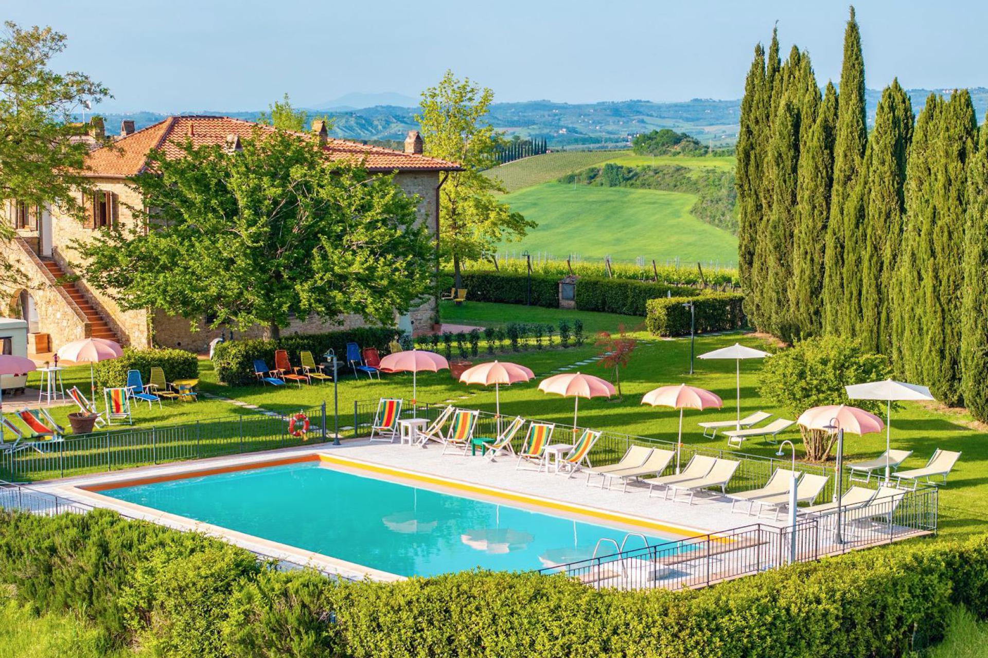 Authentischer Agriturismo Toskana mit schöner Aussicht Authentischer Agriturismo Toskana mit schöner Aussicht