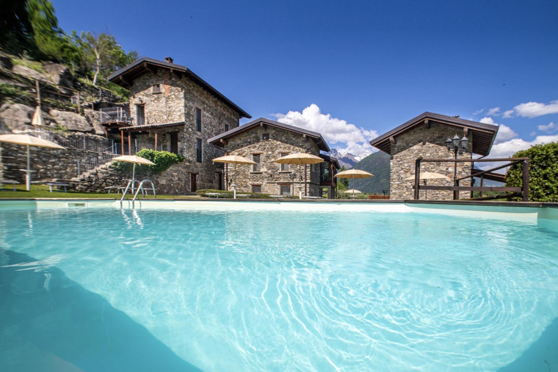 Typischer Agriturismo mit Ferienhaus und FeWo in der Nähe von Comer See