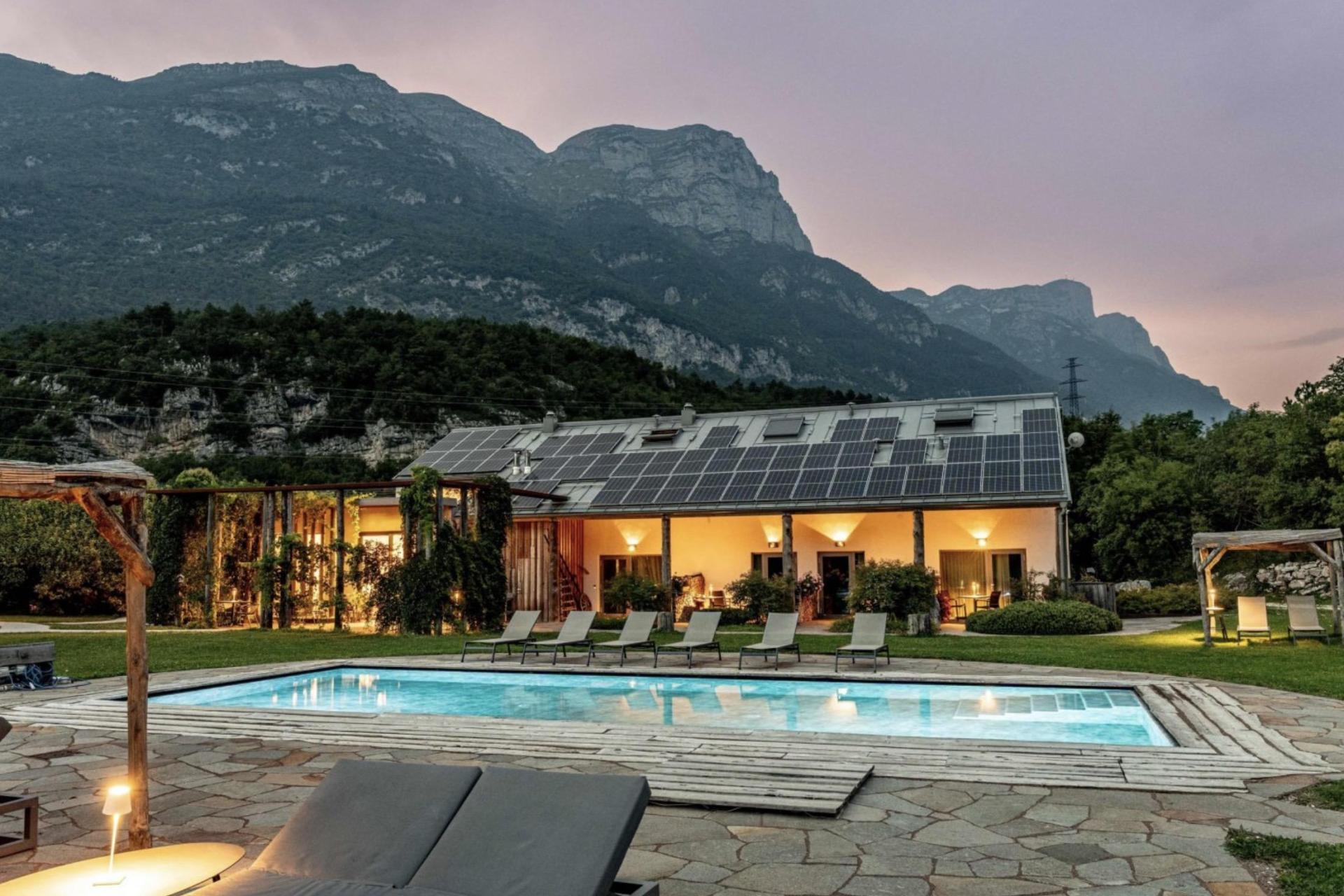 Bio-Apfel-Agriturismo im Seetal des Trentino