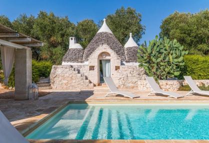 Privater Trullo mit Pool in Apulien