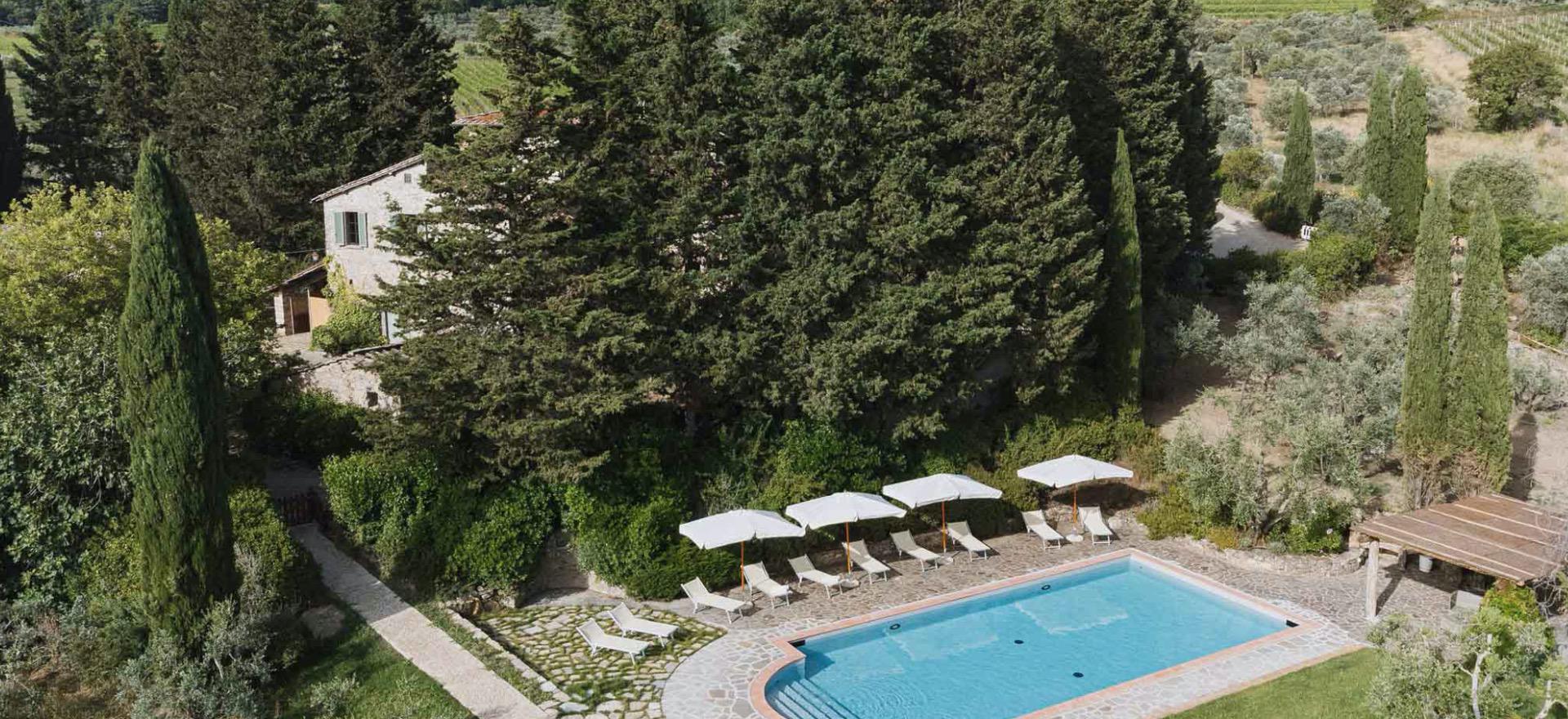 Agriturismo Toskana Agriturismo im Chianti-Gebiet zwischen Florenz und Siena