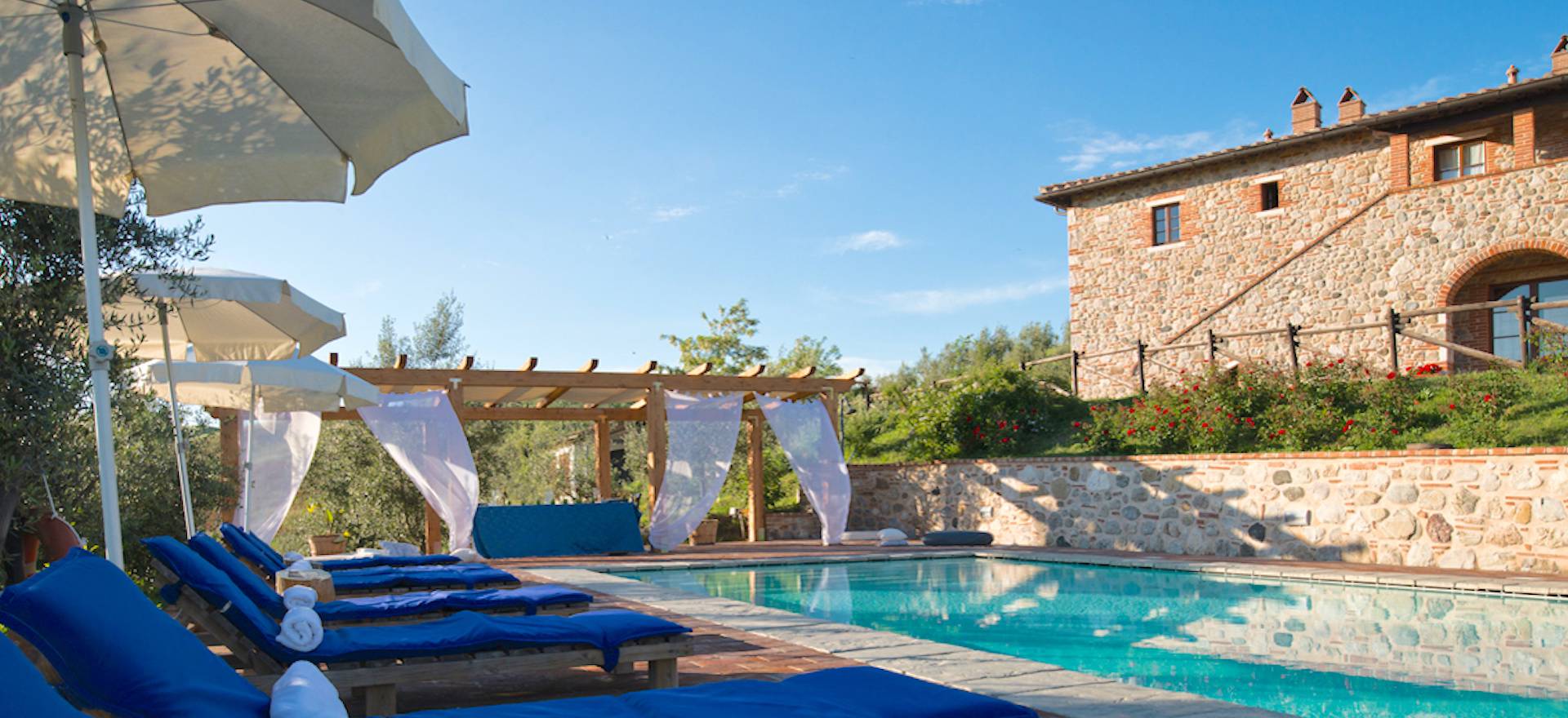 Agriturismo Toskana Agriturismo mit Ferienwohnungen und schönem Pool bei Volterra