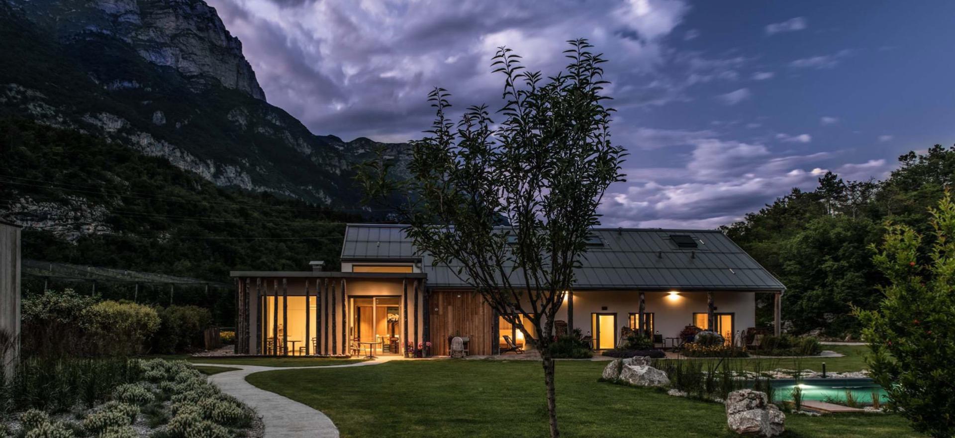 Agriturismo Dolomiten Bio-Apfel-Agriturismo im Seetal des Trentino