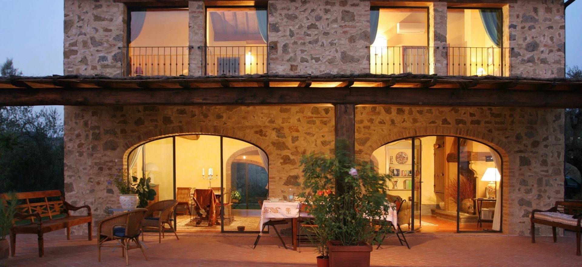 Agriturismo Toskana Ferienhaus oder FeWo im Olivenhain mit toller Aussicht - Toskana