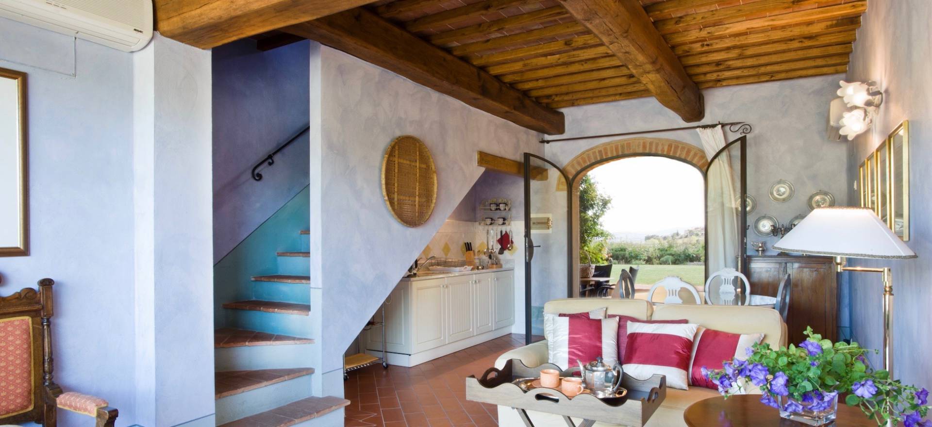 Agriturismo Toskana Ferienhaus oder FeWo im Olivenhain mit toller Aussicht - Toskana