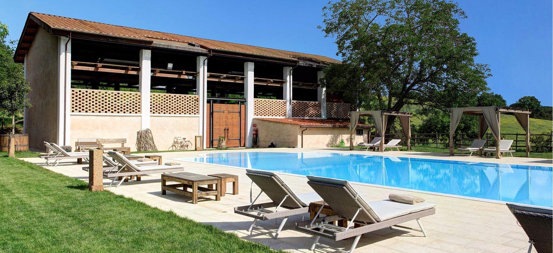 Agriturismo Rom Luxus-Agriturismon nähe Rom mit Restaurant und Pool