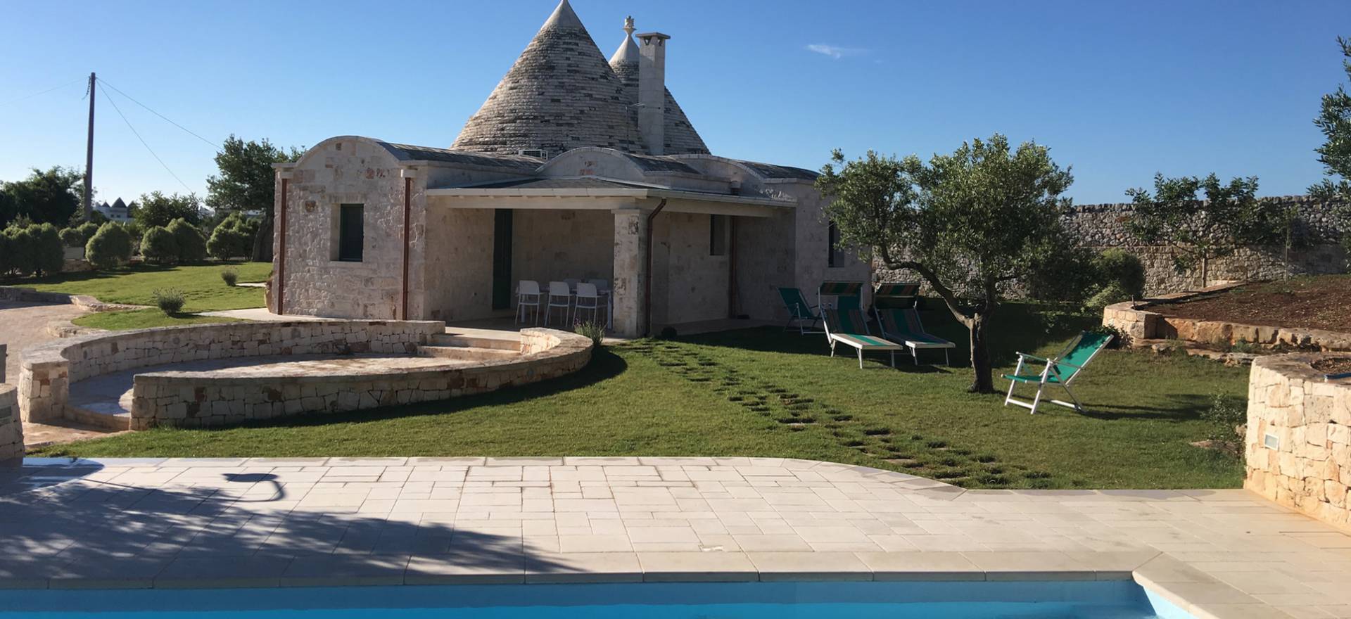 Agriturismo Apulien Trullo mit privatem Pool in Olivenhain