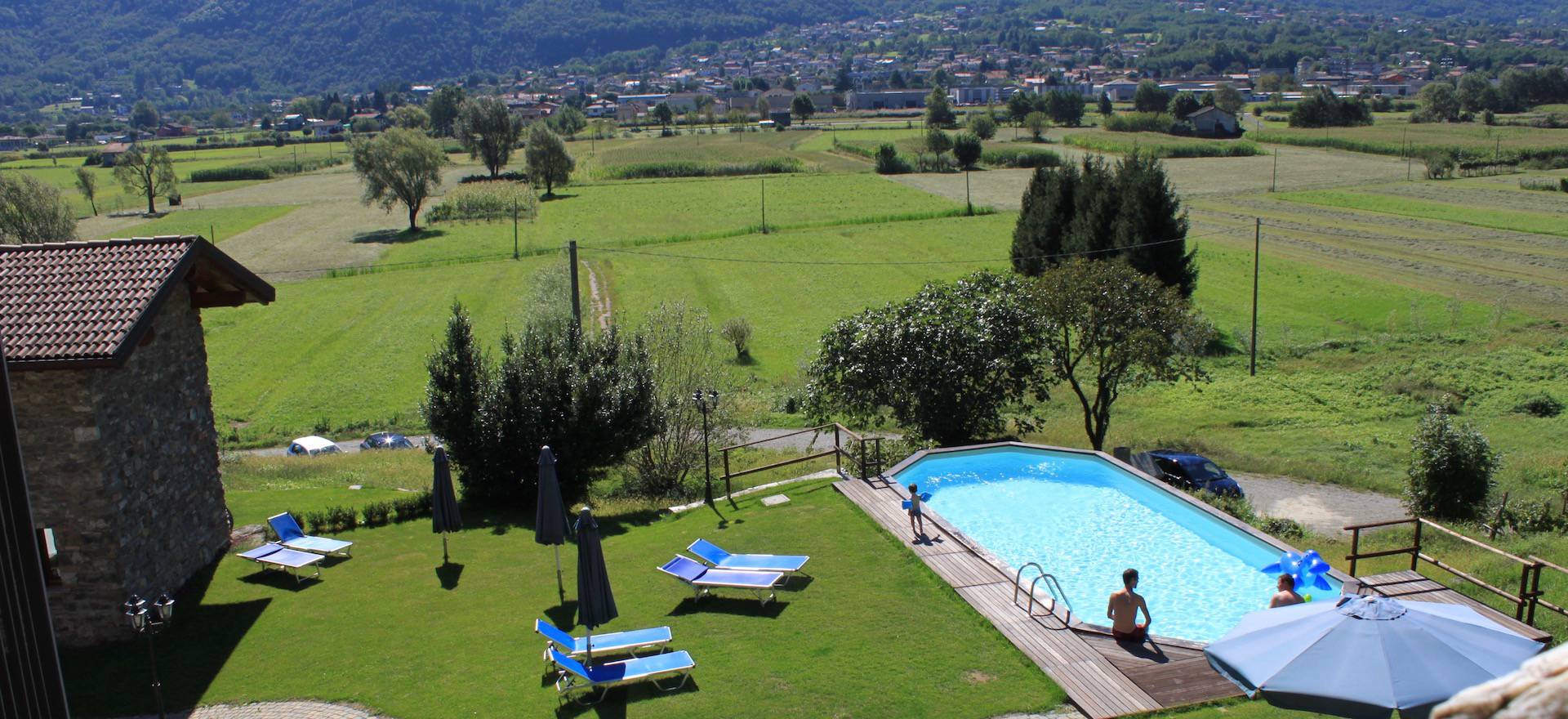 Agriturismo Comer See und Gardasee Typischer Agriturismo in der Nähe von Comer See