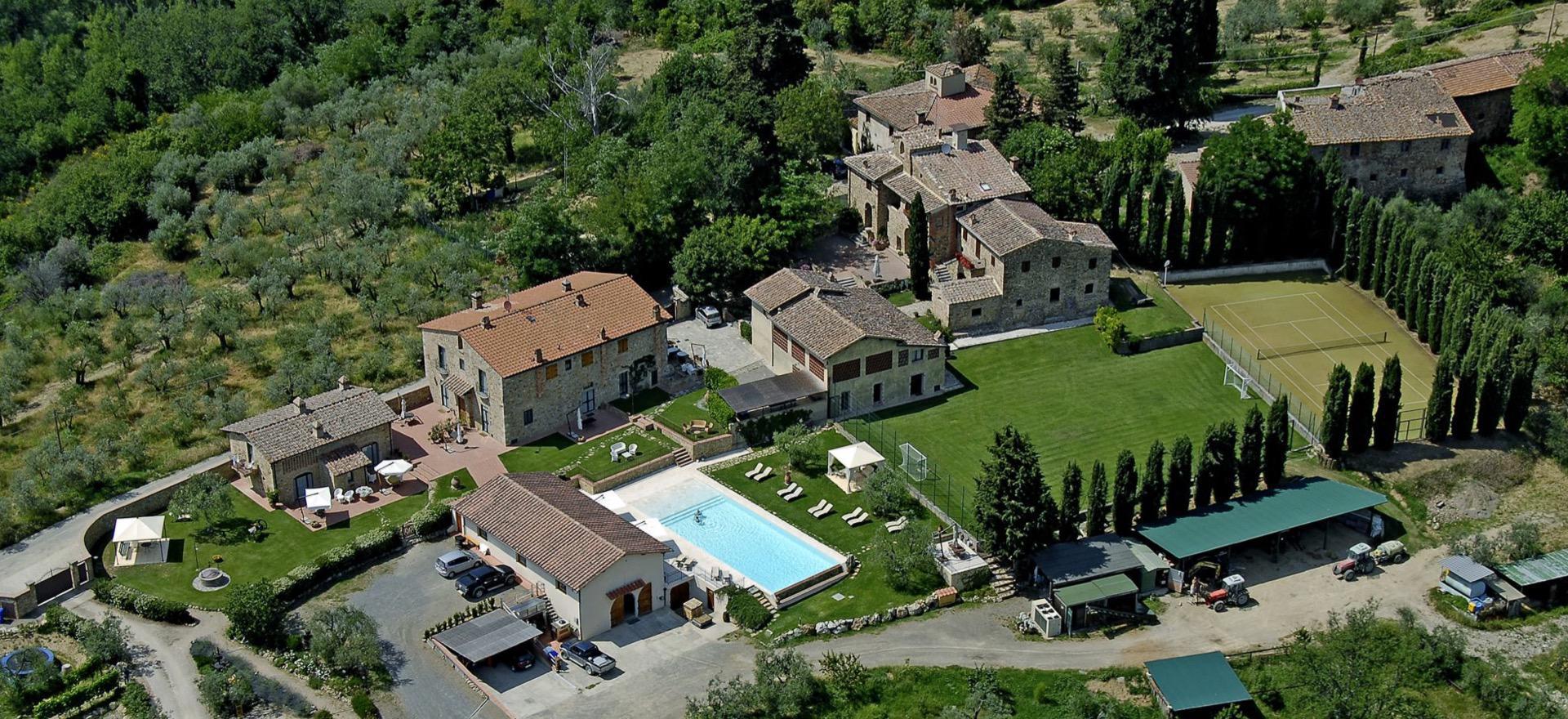 Agriturismo Toskana Weingut mit Ferienhaus und Ferienwohnungen für Familien Toskana