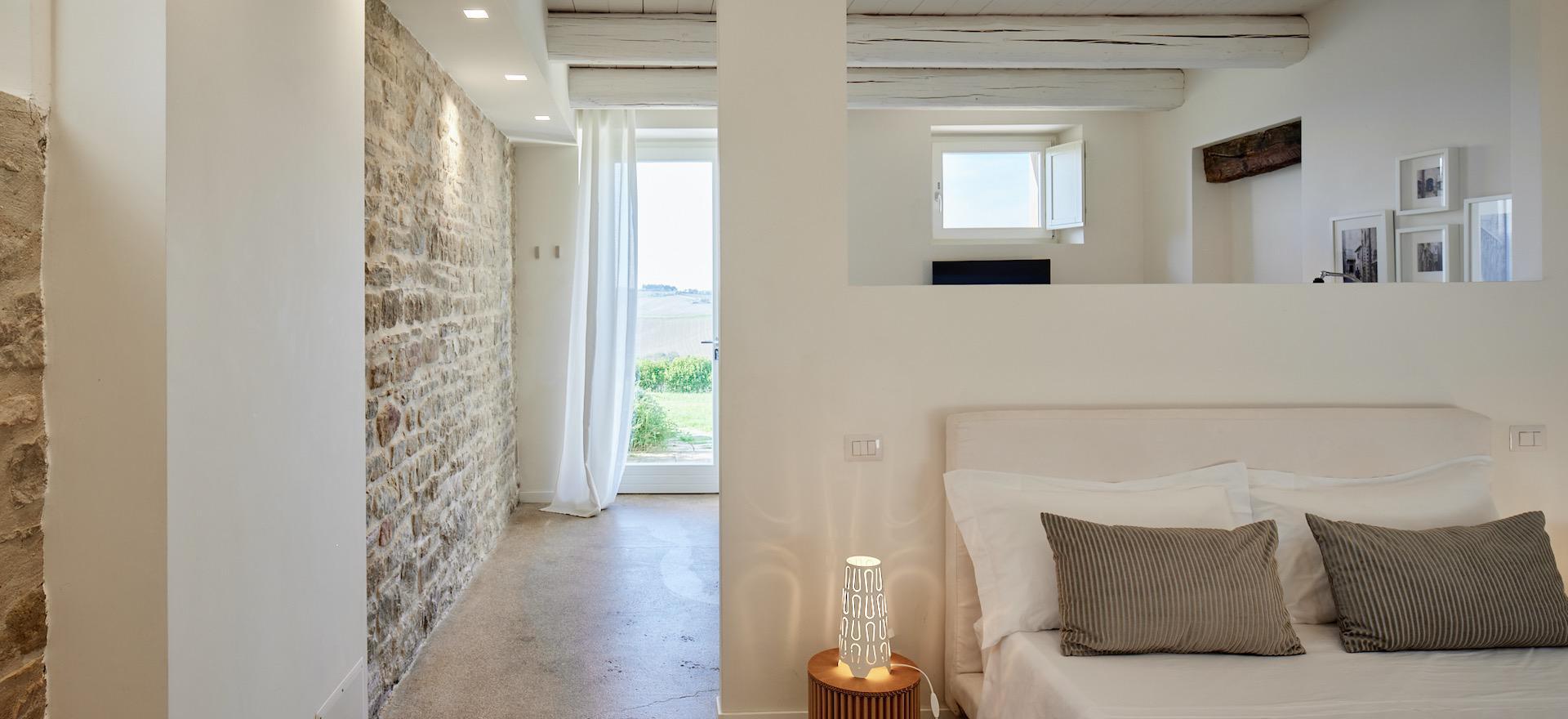 Agriturismo Marken Wunderschön gelegenes Landhaus mit Bistro